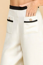 White Tweed Pants