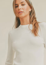 Ribbed Long Sleeve Top