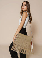 Sadie Suede Fringe Crossbody