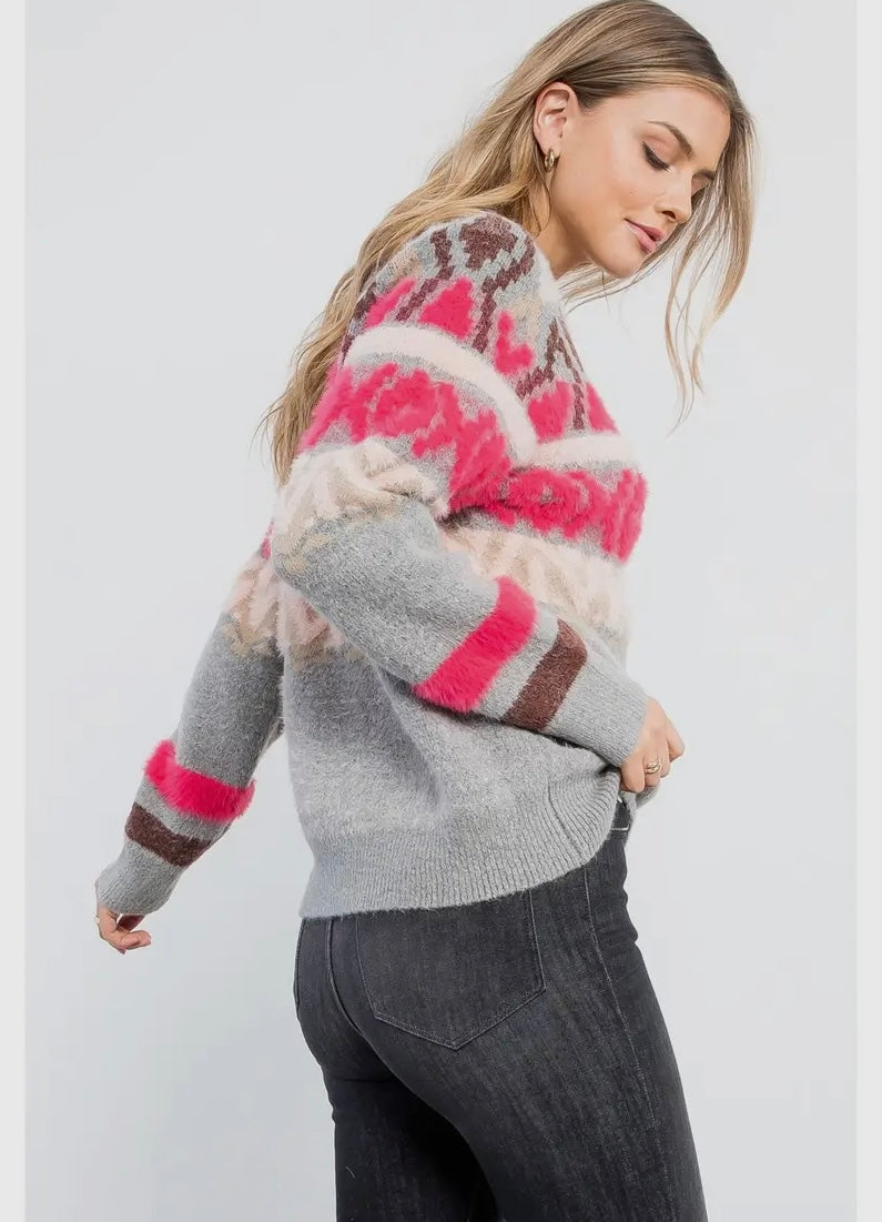 Mohair Knit Sweater