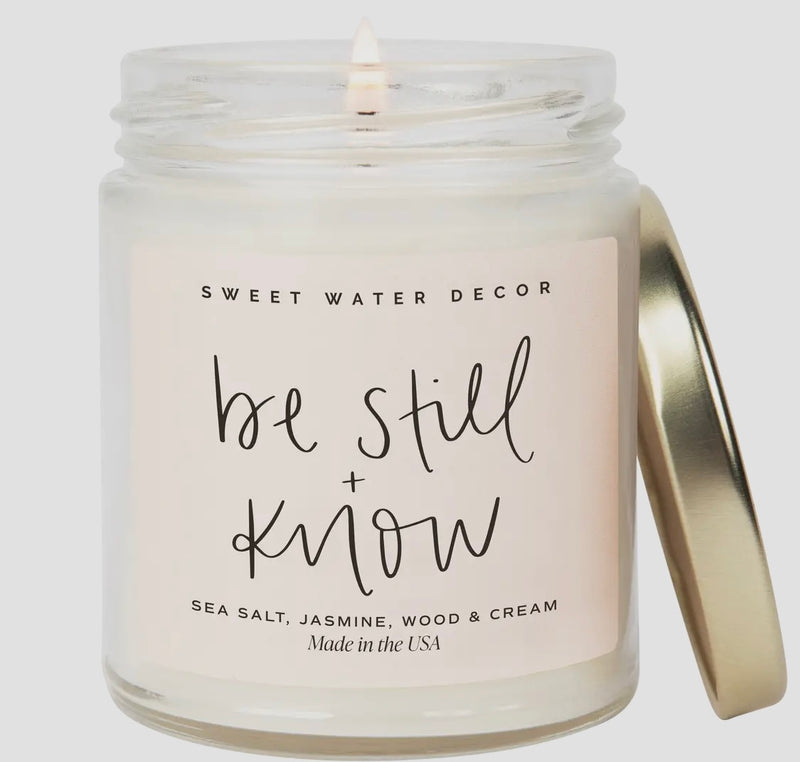 Be Still and Know 9 oz Soy Candle