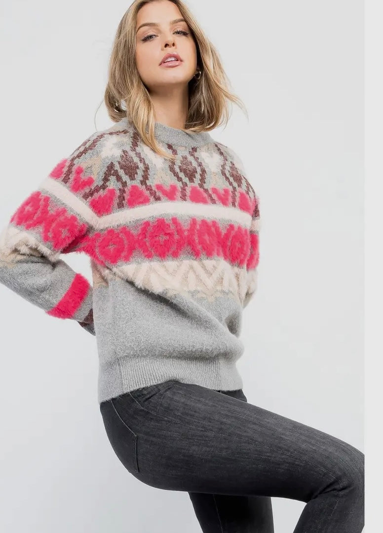 Mohair Knit Sweater