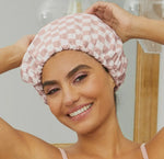 Satin Lined Flexi Shower Cap