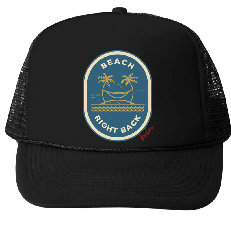 Beach Right Back Trucker Hat - Kids