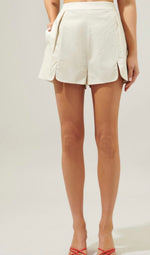 Cape Town Pleated Split Leg Shorts
