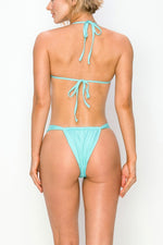 Twisted Knot Front Bikini Set