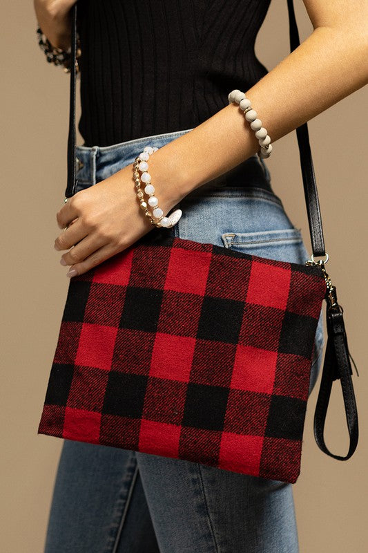Buffalo Check Crossbody Bag