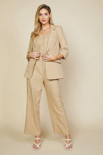 Linen Pin Stripe Pants