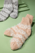 Fuzzy Nordic Socks