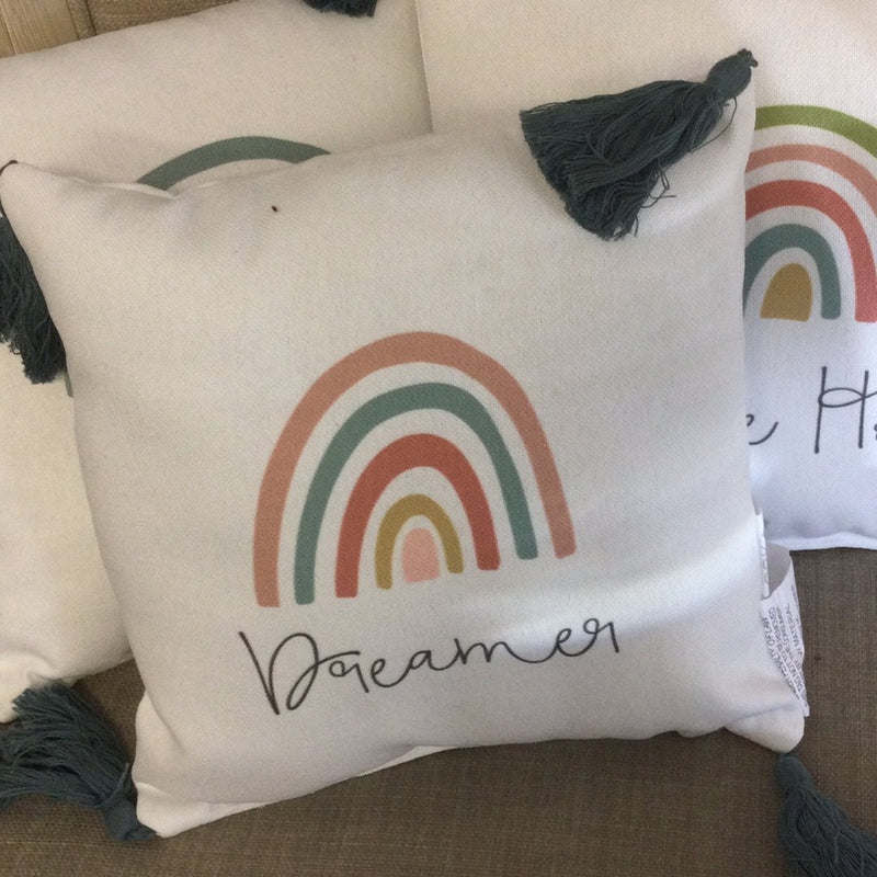 Rainbow pillow