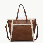 Lulu Sherpa Trim Tote