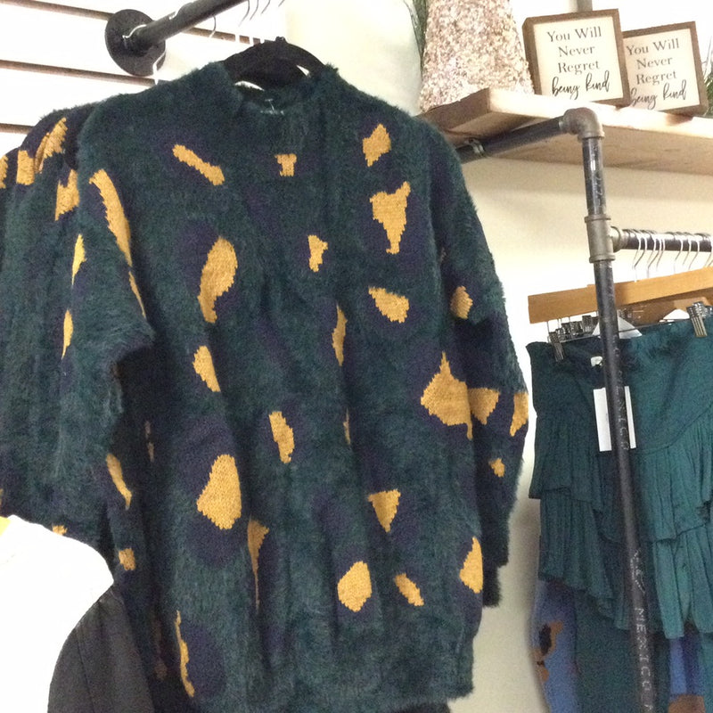 Leopard Plush Sweater
