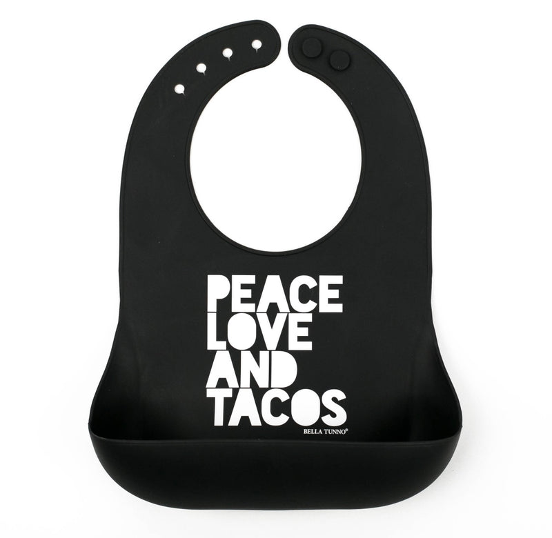 Peace Love Taco Wonder Bib