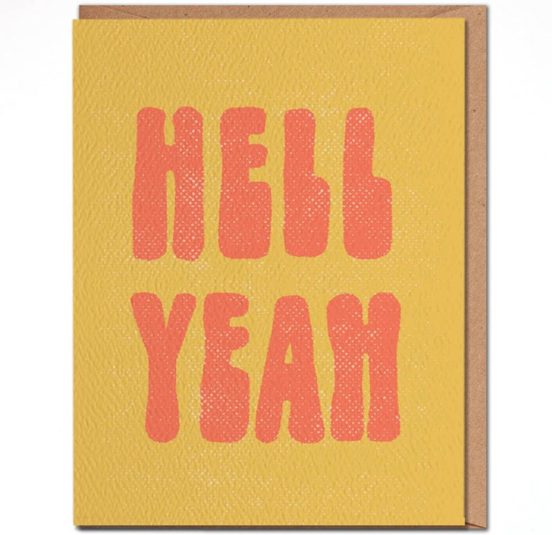 Hell Yeah - Funny Congratulations Card